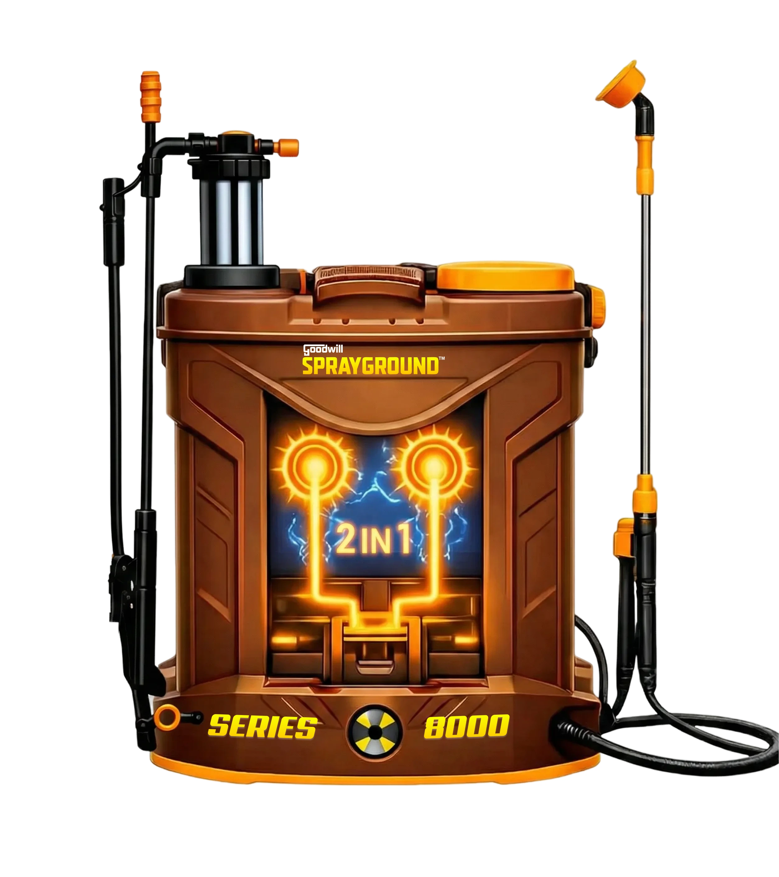 2 in 1 Series 8000 Single Motor Sprayer | 12 X 8 Ampere | 16 Litre Tank Capacity